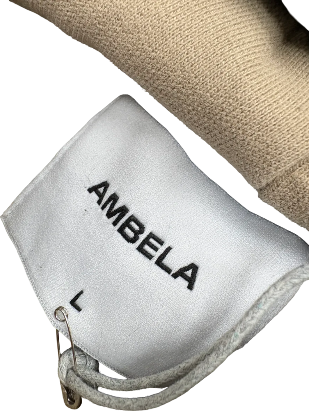 Ambela Beige The Perfect Oversized Hoodie UK L