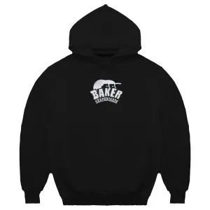 BAKER X MEHRATHON EMBROIDERED HOODIE BLACK