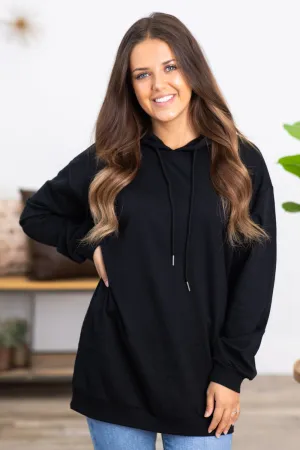 Black Basic Hoodie
