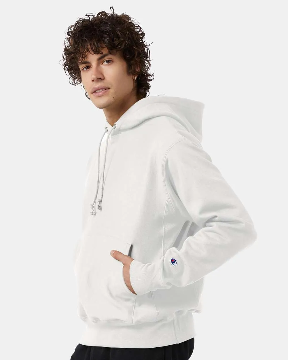 Champion S101 Men's Reverse Weave Hooded Sweatshirt, Heavyweight 12 oz. Fleece, Shrink-Resistant