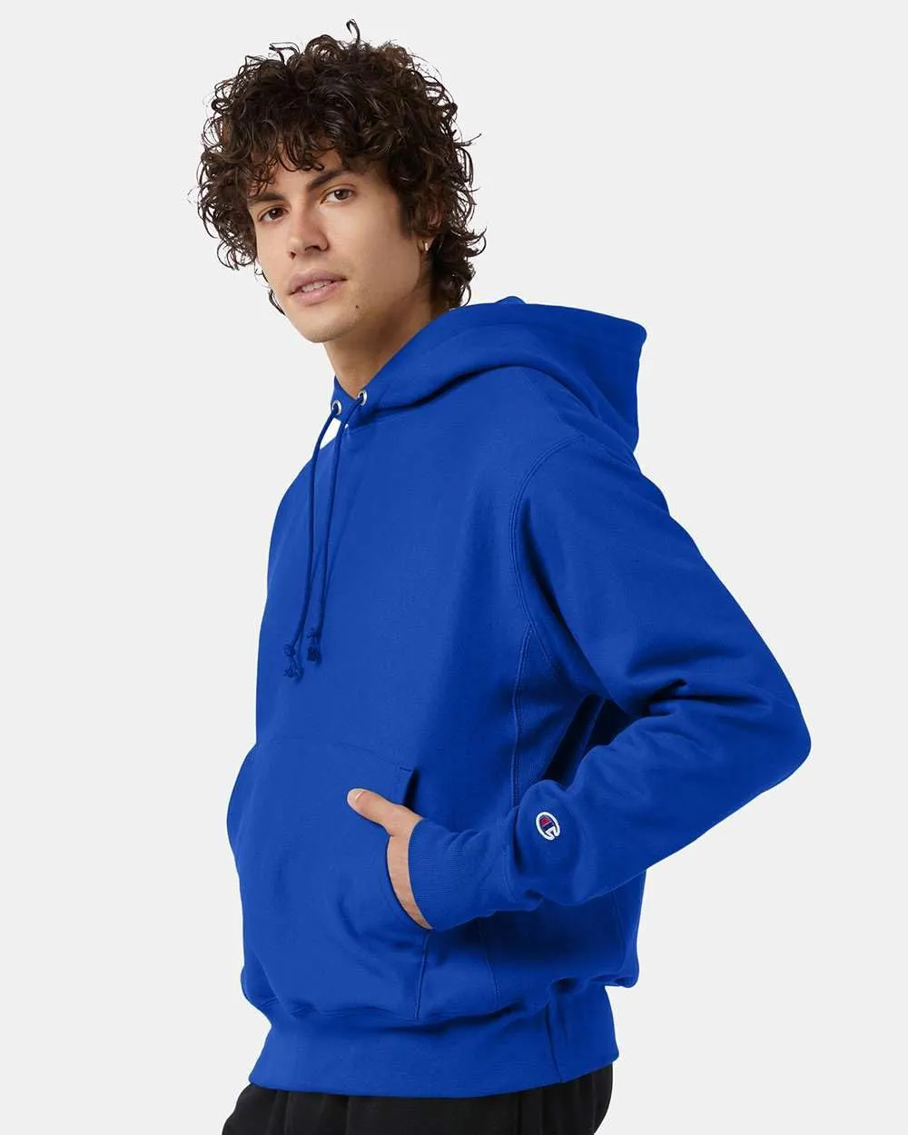 Champion S101 Men's Reverse Weave Hooded Sweatshirt, Heavyweight 12 oz. Fleece, Shrink-Resistant