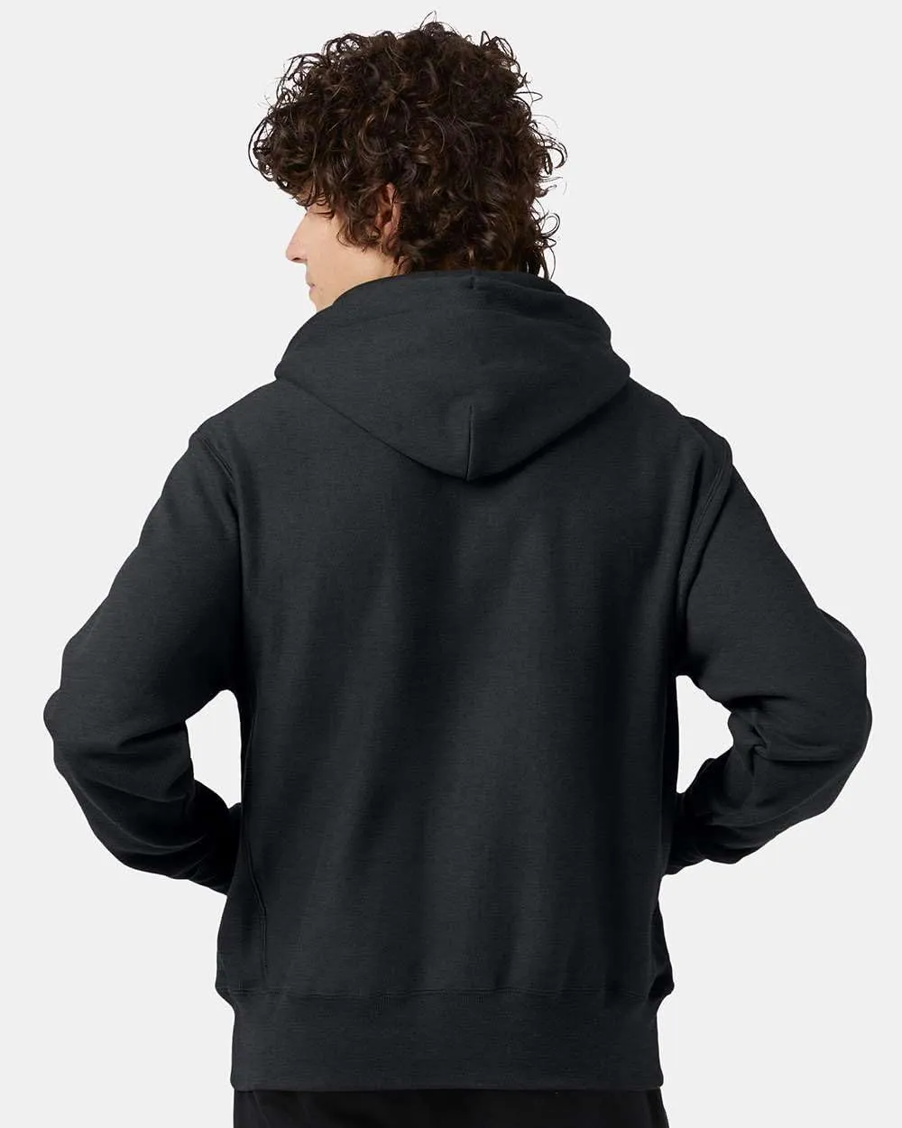 Champion S101 Men's Reverse Weave Hooded Sweatshirt, Heavyweight 12 oz. Fleece, Shrink-Resistant