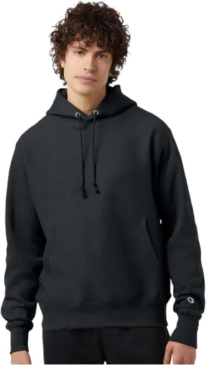 Champion S101 Men's Reverse Weave Hooded Sweatshirt, Heavyweight 12 oz. Fleece, Shrink-Resistant