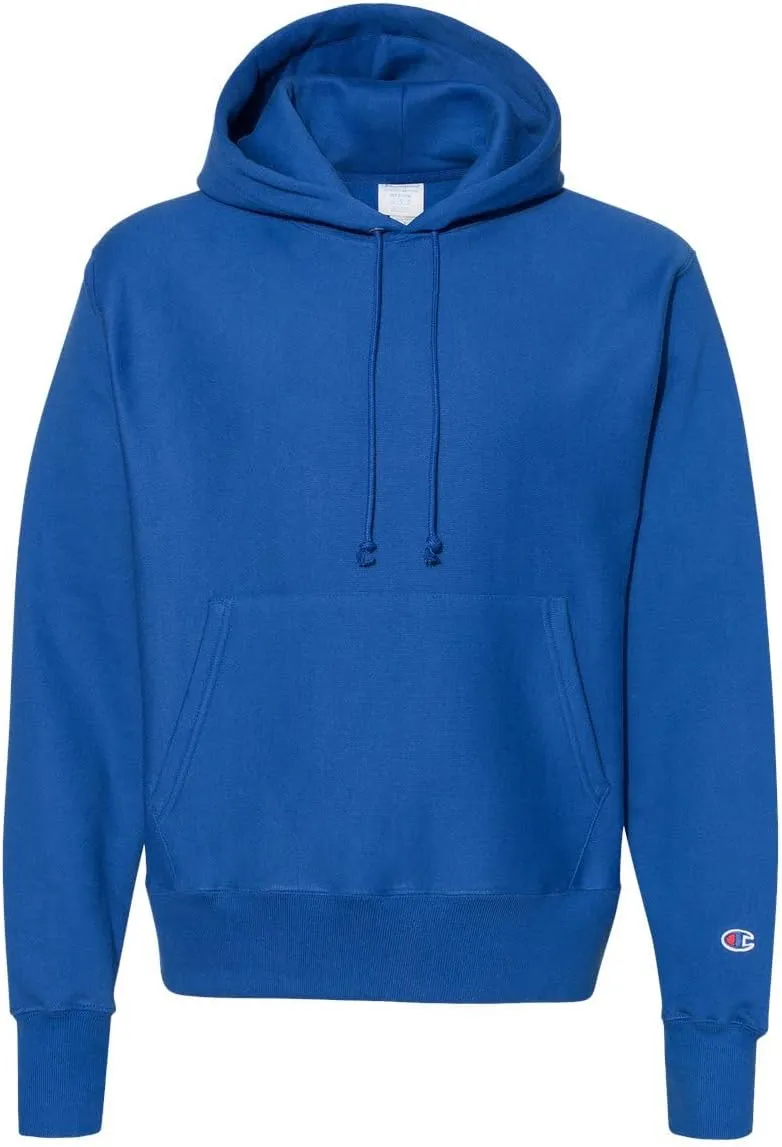 Champion S101 Men's Reverse Weave Hooded Sweatshirt, Heavyweight 12 oz. Fleece, Shrink-Resistant