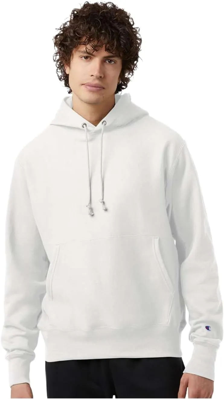 Champion S101 Men's Reverse Weave Hooded Sweatshirt, Heavyweight 12 oz. Fleece, Shrink-Resistant