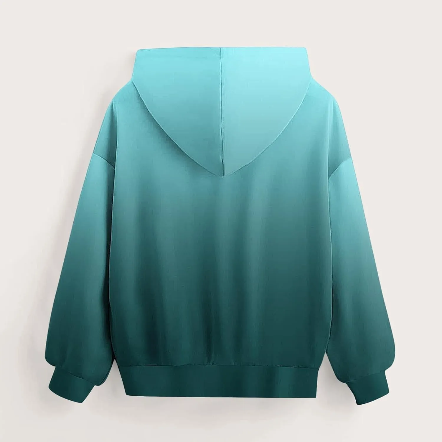 Cute Hoodies For Girls Oversized Long Sleeve Sweatshirt Gradient Teen Girls Pullover Tops 2-13 Years