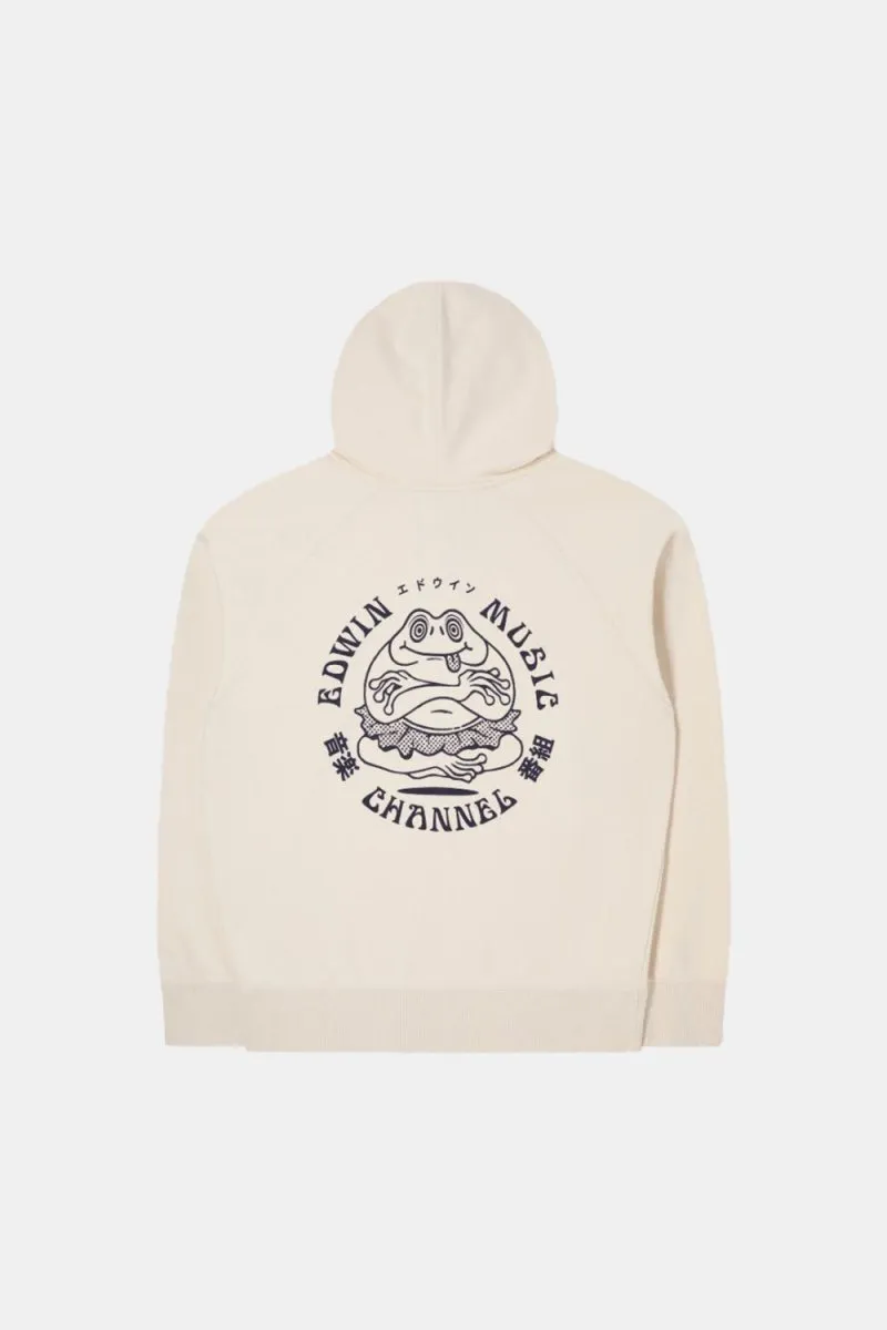 Edwin Music Channel Hoodie (Whisper White)