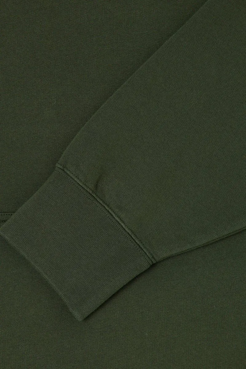 Edwin Sunset On Mount Fuji Hooded Sweatshirt (Kombu Green)