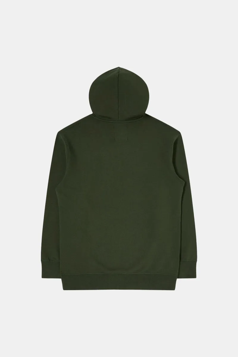Edwin Sunset On Mount Fuji Hooded Sweatshirt (Kombu Green)