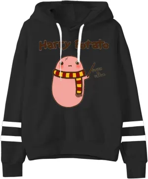Fronage Teen Girls Hooded Sweatshirt Womens Long Sleeve Cute Hoodies Pullover Tops
