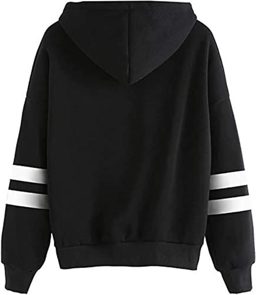 Fronage Teen Girls Hooded Sweatshirt Womens Long Sleeve Cute Hoodies Pullover Tops