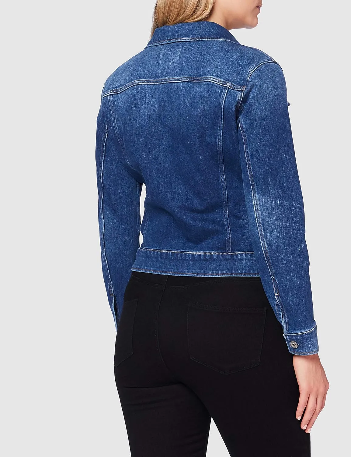 G-STAR Women's 3301 Slim Fit Denim Trucker Jacket