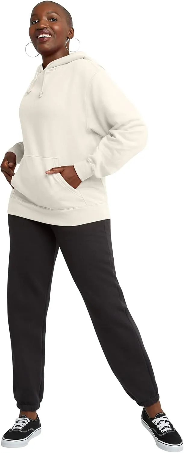 Hanes Women's Originals Pullover Hoodie, Midweight Fleece Hooded Sweatshirt for Women, Available in Plus