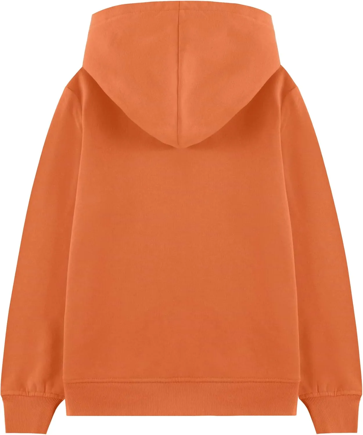 Kid Nation Kids Soft Brushed Fleece Zip-Up Hooded Sweatshirt Hoodie for Boys or Girls 4-12 Years