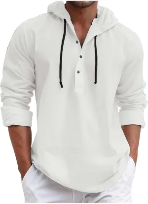 Men's Fleece Hooded Pullover Sweatshirts Workout Cartoon Hoodie for Men Oversized Pockets Trendy Country Sweatshirts