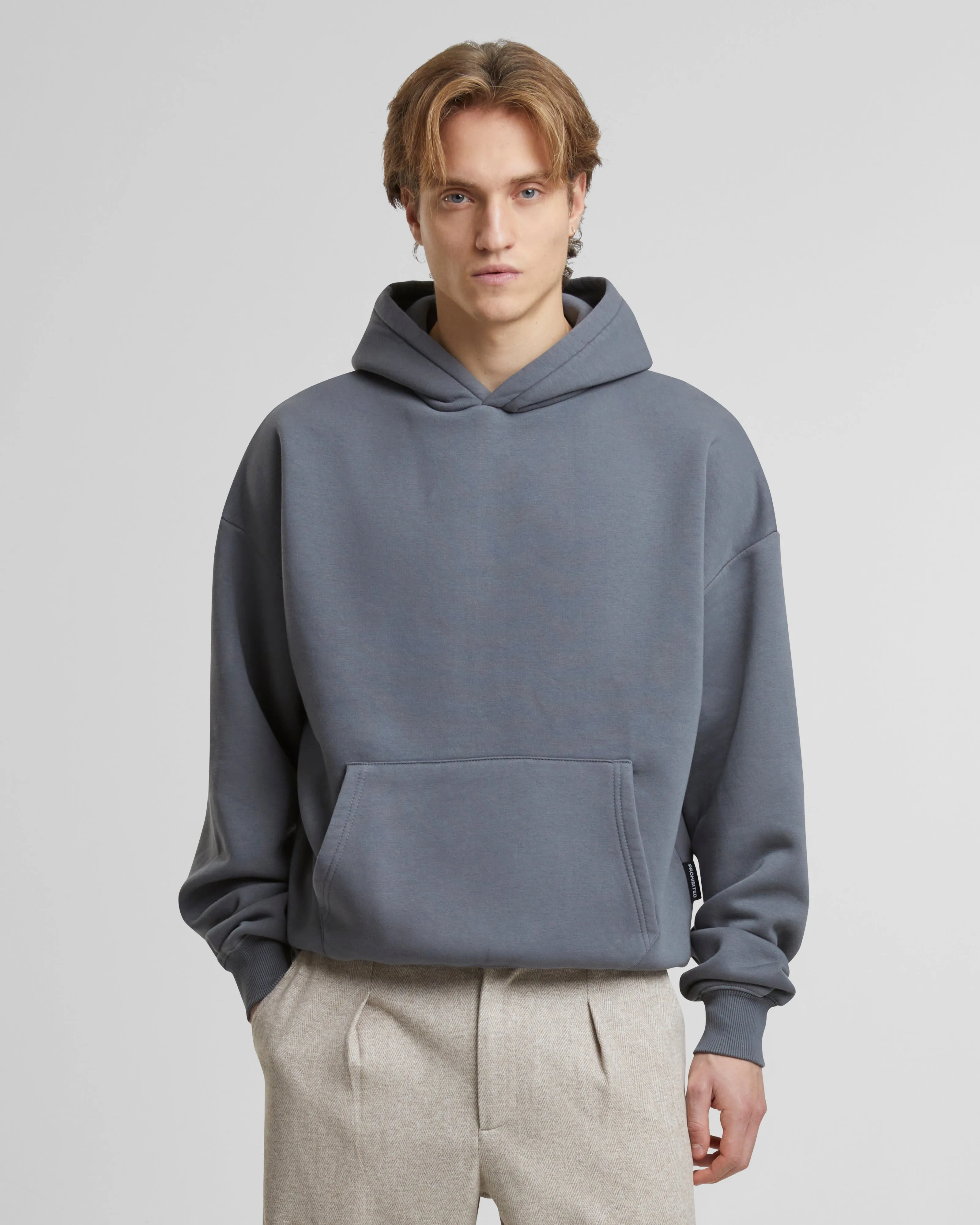 Oversized Hoodie Grey (Stone Washed)