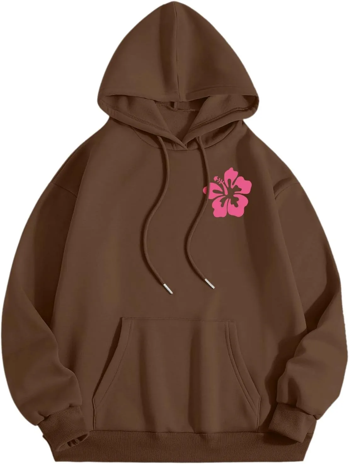 PTOLOCIF Womens Casual Hoodies Long Sleeve Lightweight Pullover Tops 2024 Fall Outfits Loose Oversized Sweatshirt with Pocket