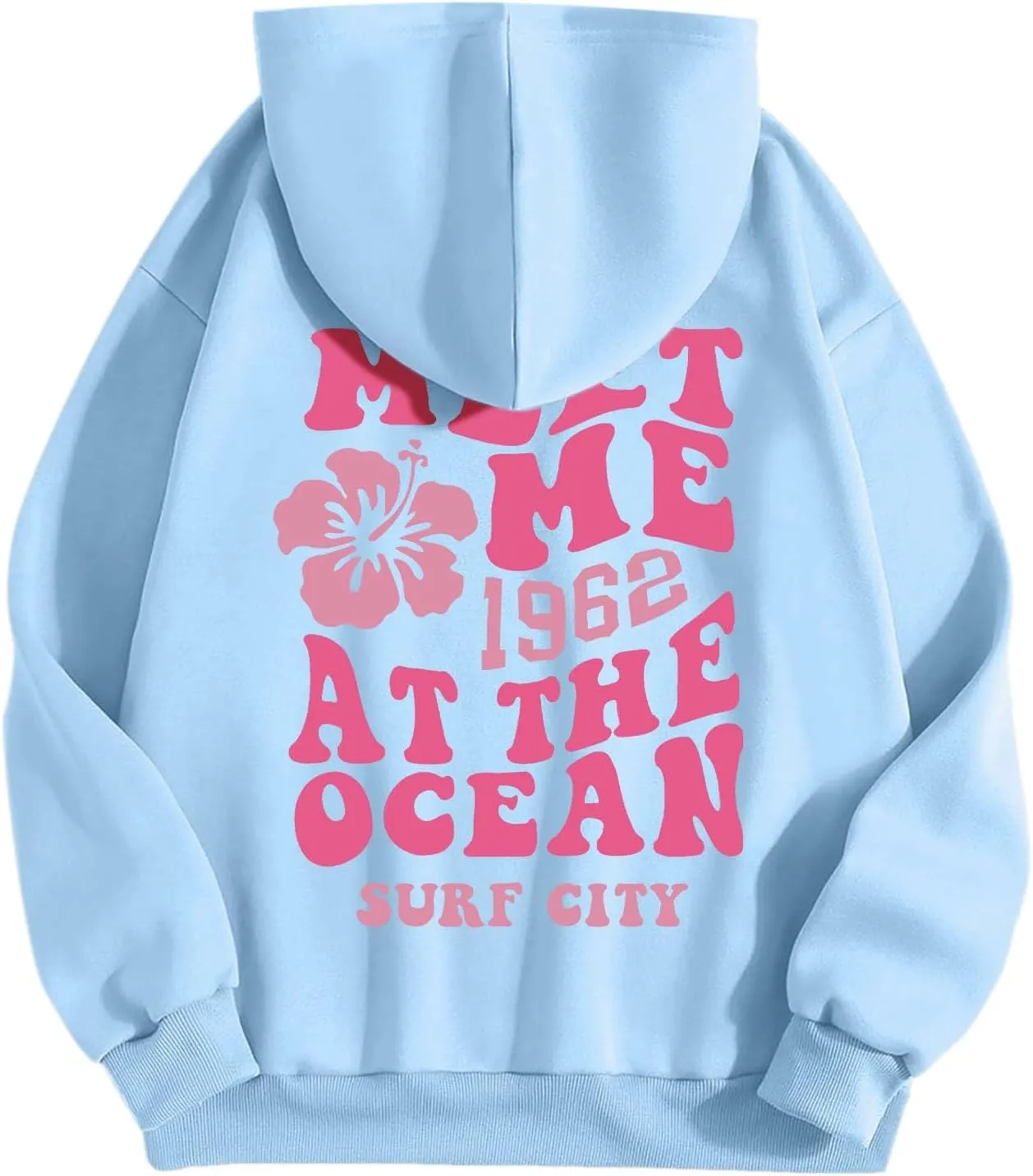 PTOLOCIF Womens Casual Hoodies Long Sleeve Lightweight Pullover Tops 2024 Fall Outfits Loose Oversized Sweatshirt with Pocket