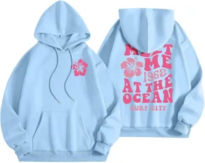 PTOLOCIF Womens Casual Hoodies Long Sleeve Lightweight Pullover Tops 2024 Fall Outfits Loose Oversized Sweatshirt with Pocket