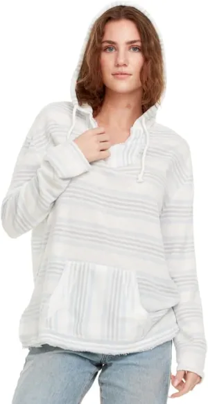 Pure Essence Women's 2023 Fall Striped Color Block Hoodies Fashion V Neck Knit Sweater Pullovers