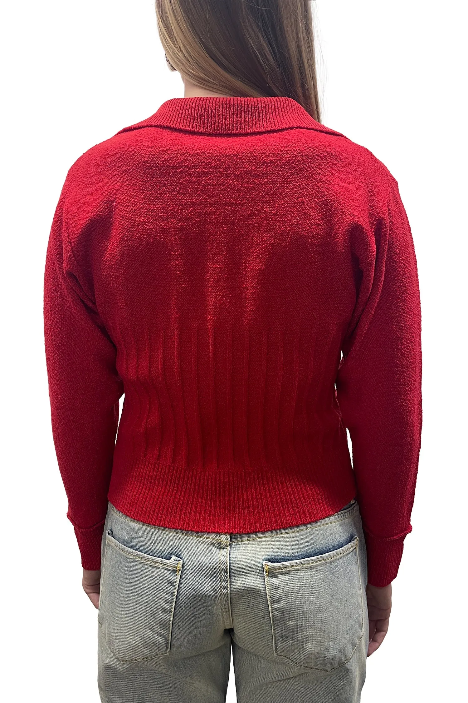 Vintage 50's Boucle Button Up Cardigan