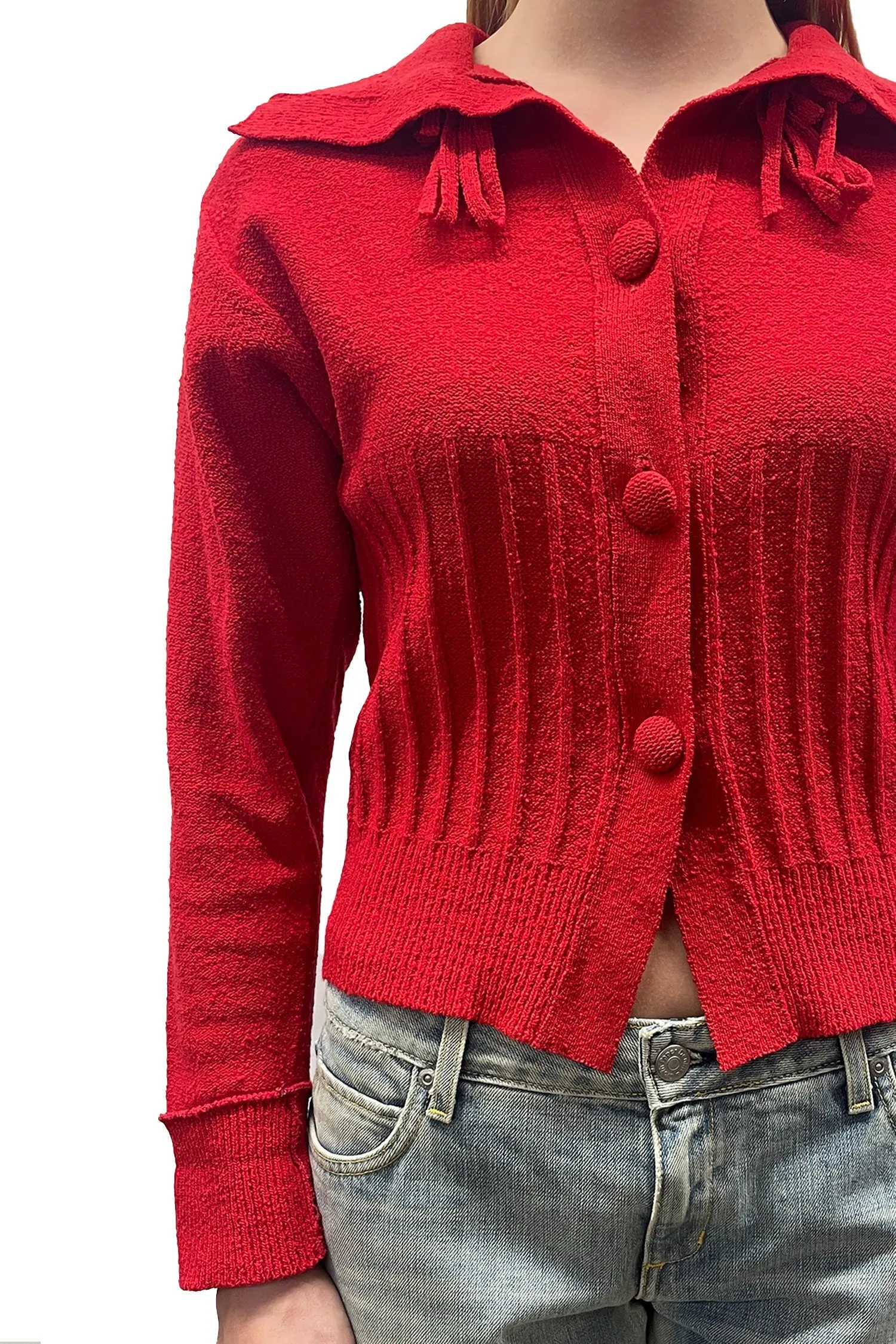 Vintage 50's Boucle Button Up Cardigan